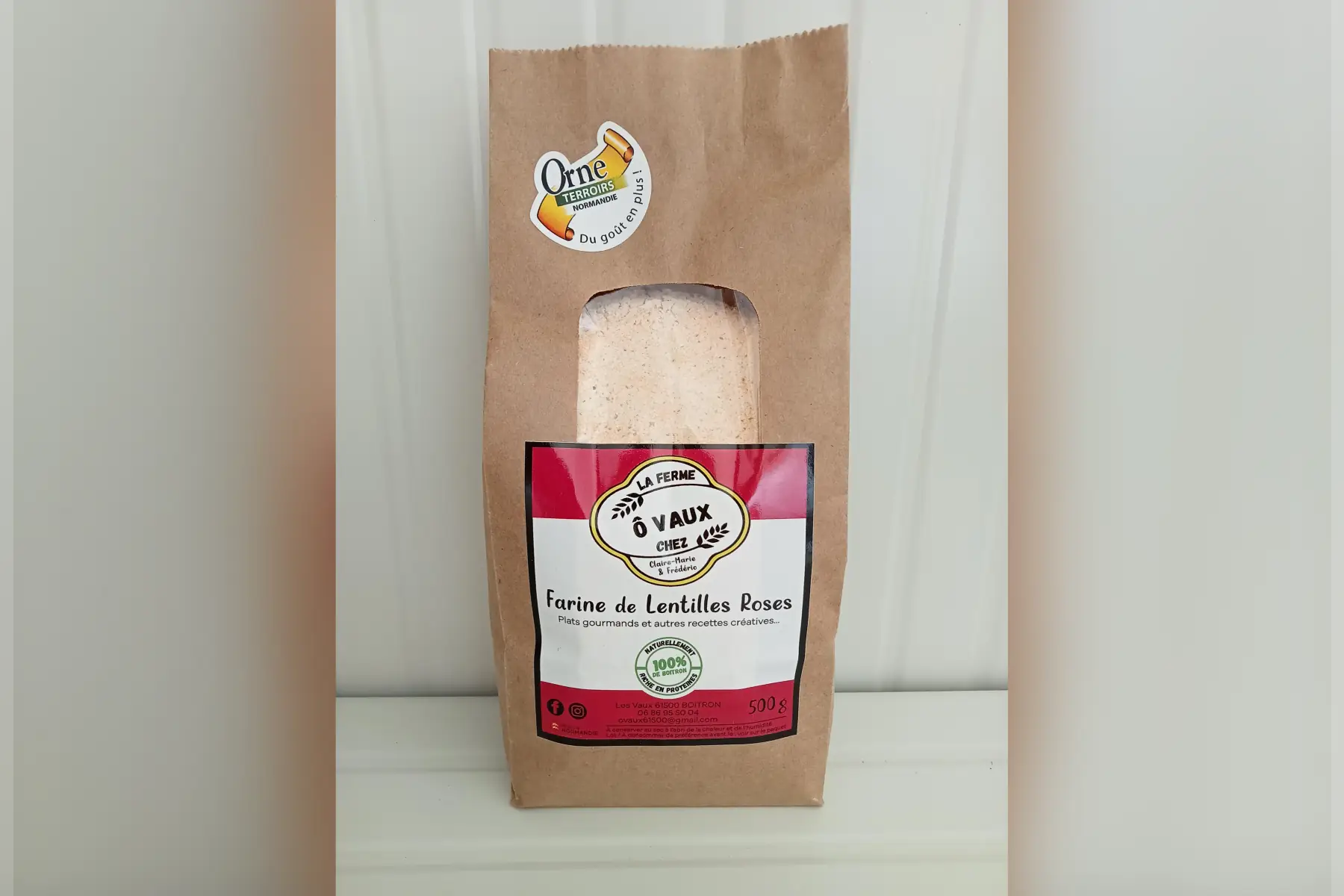 Farine de Lentilles Roses