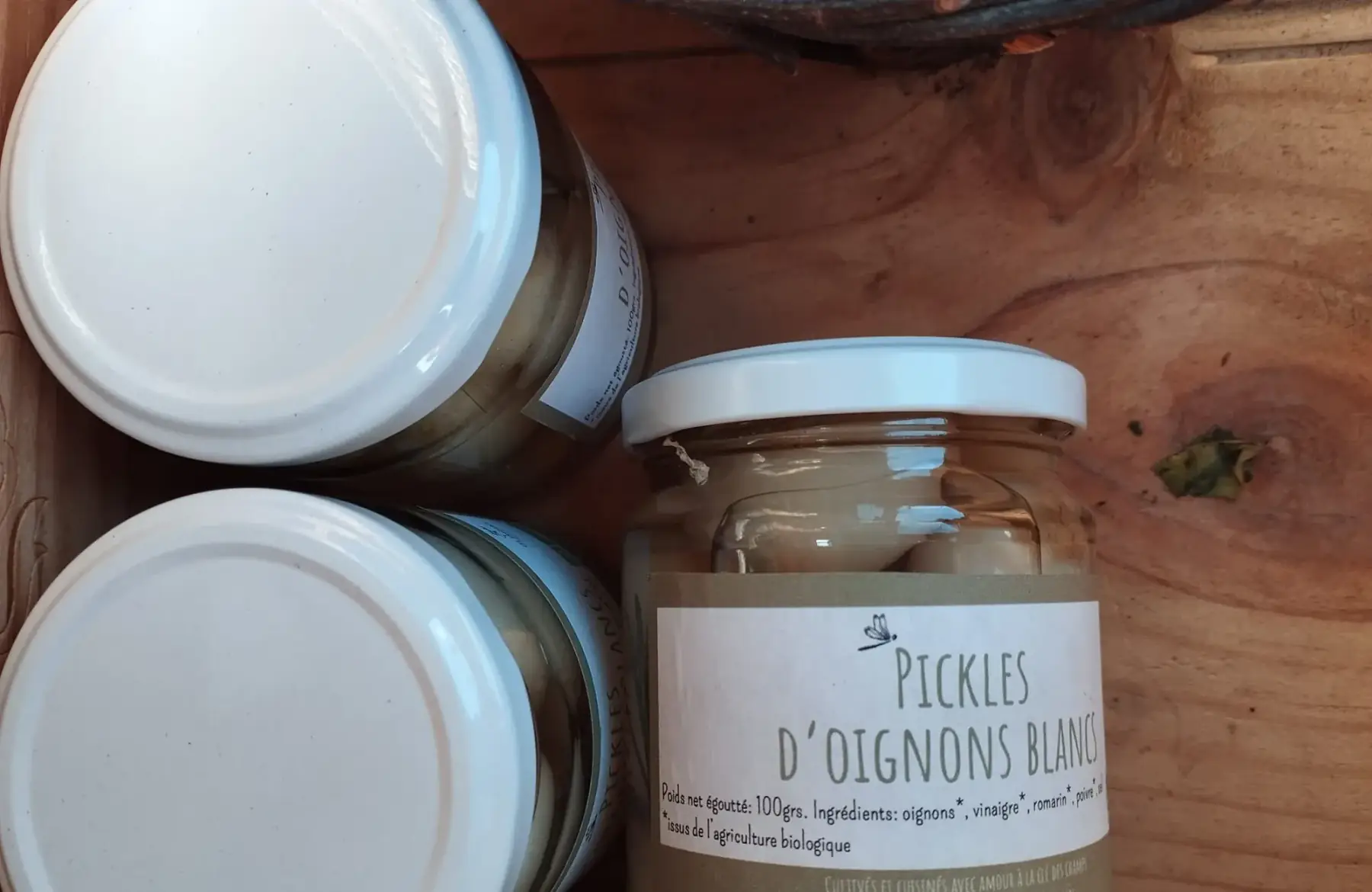 Pickles d'oignon blanc