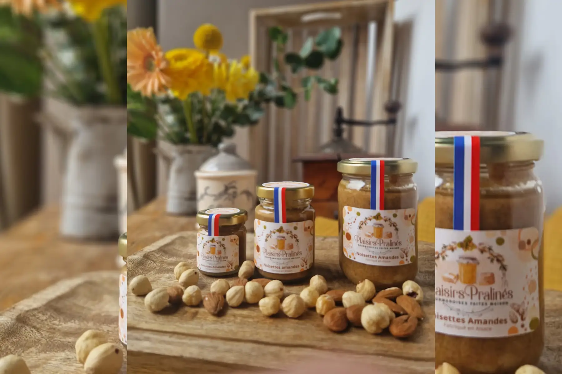 praliné noisettes amandes