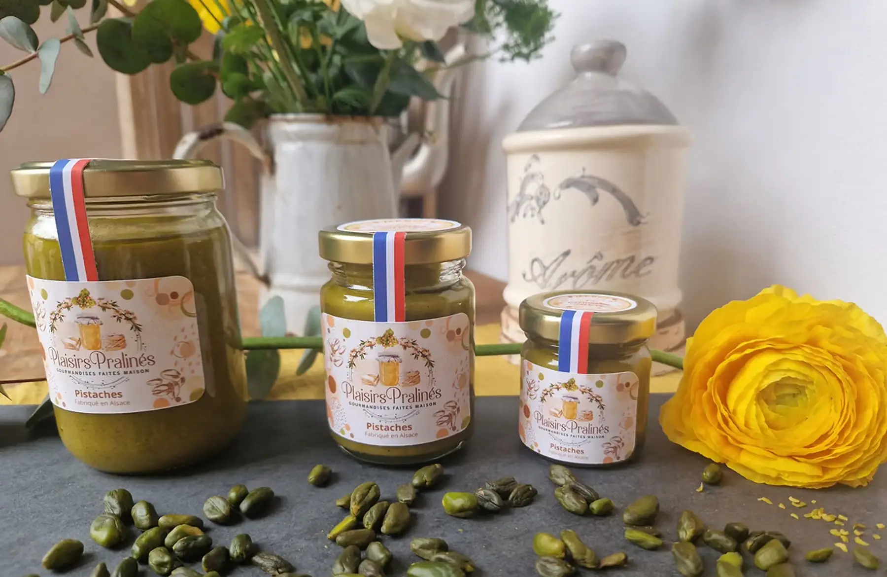 praliné pistaches d'iran