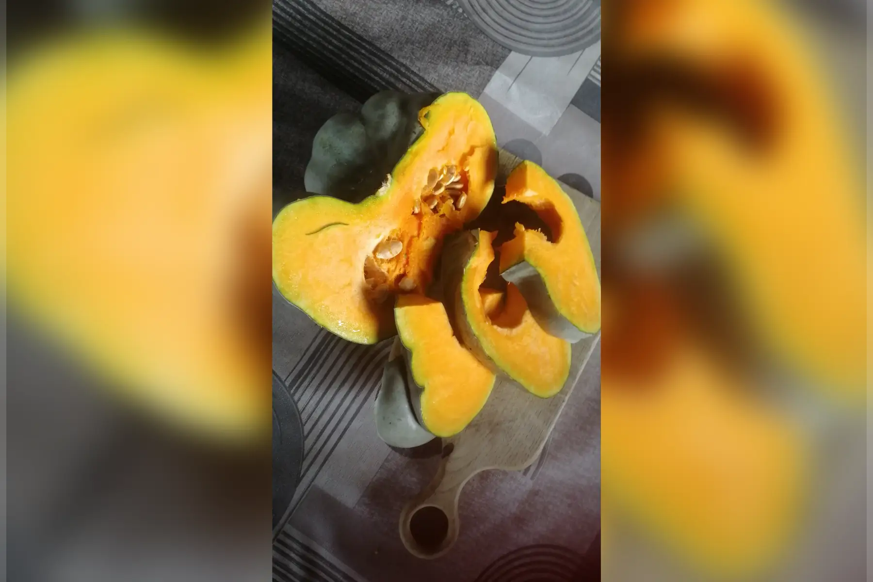 Courge tristar tranches