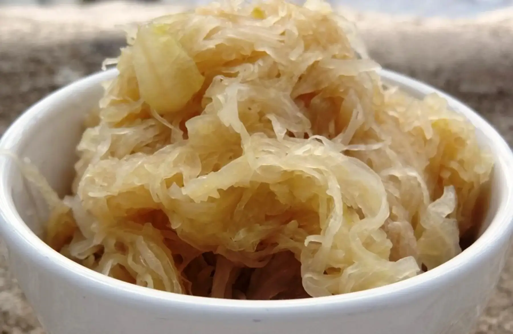 Choucroute crue sous vide