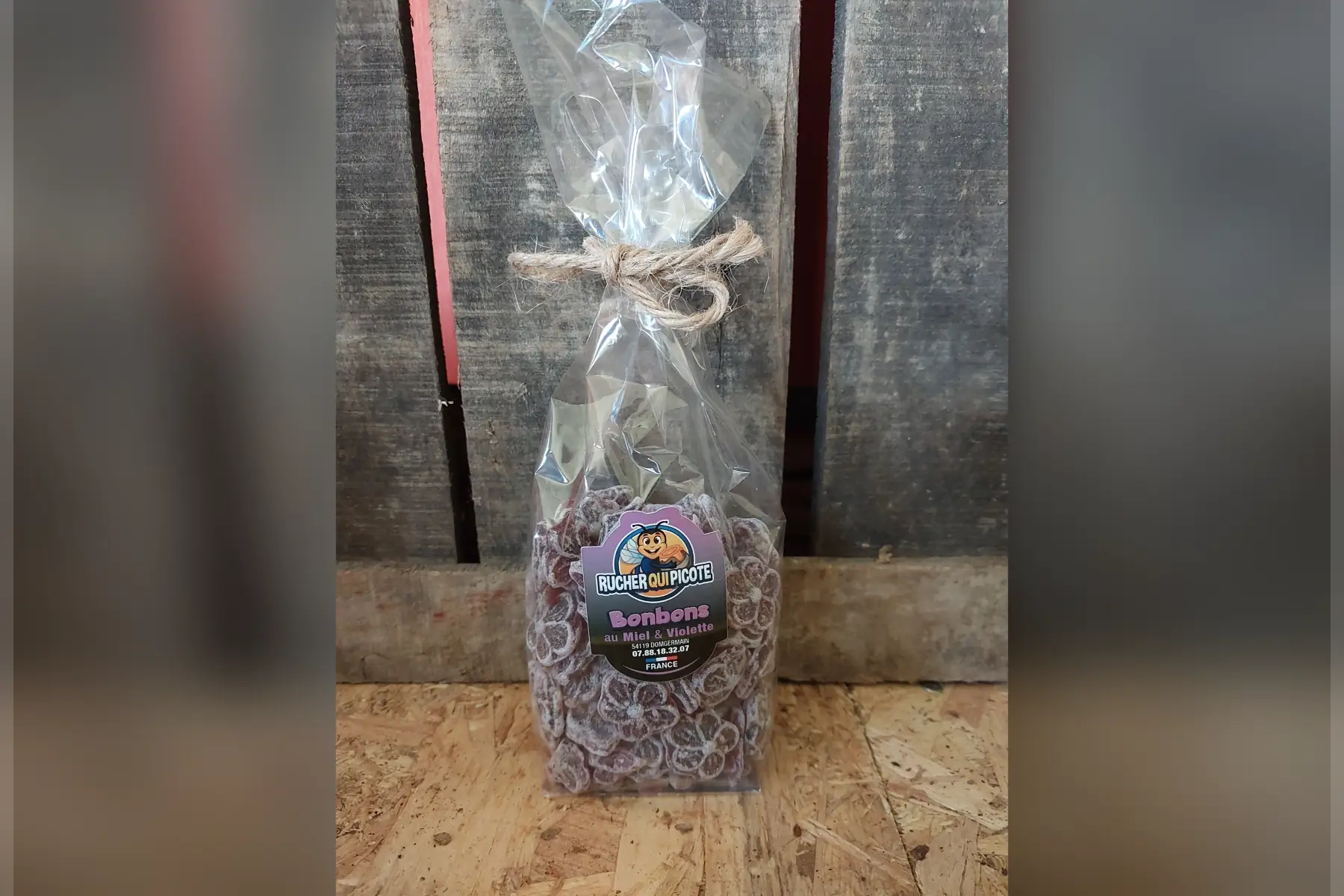 Bombon au miel et violette