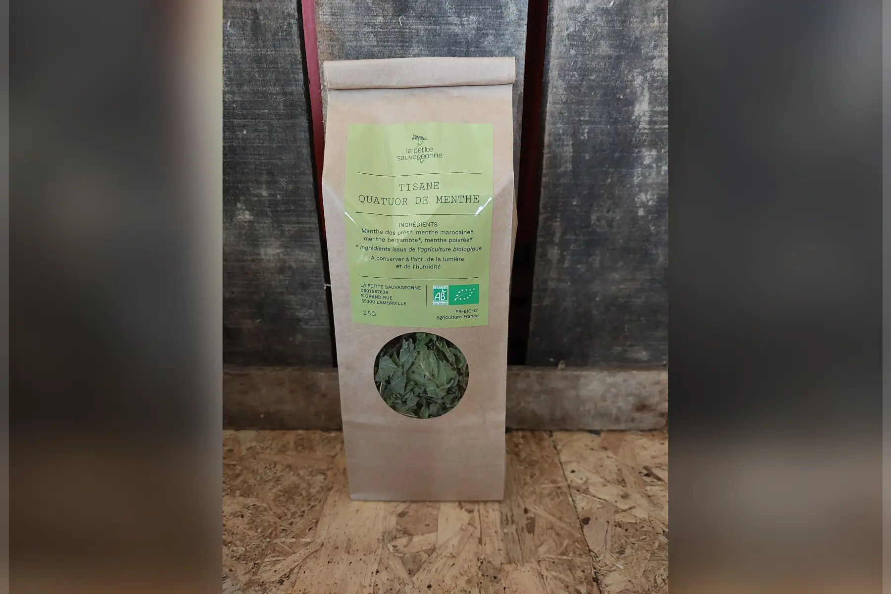 Tisane quatuor de menthe