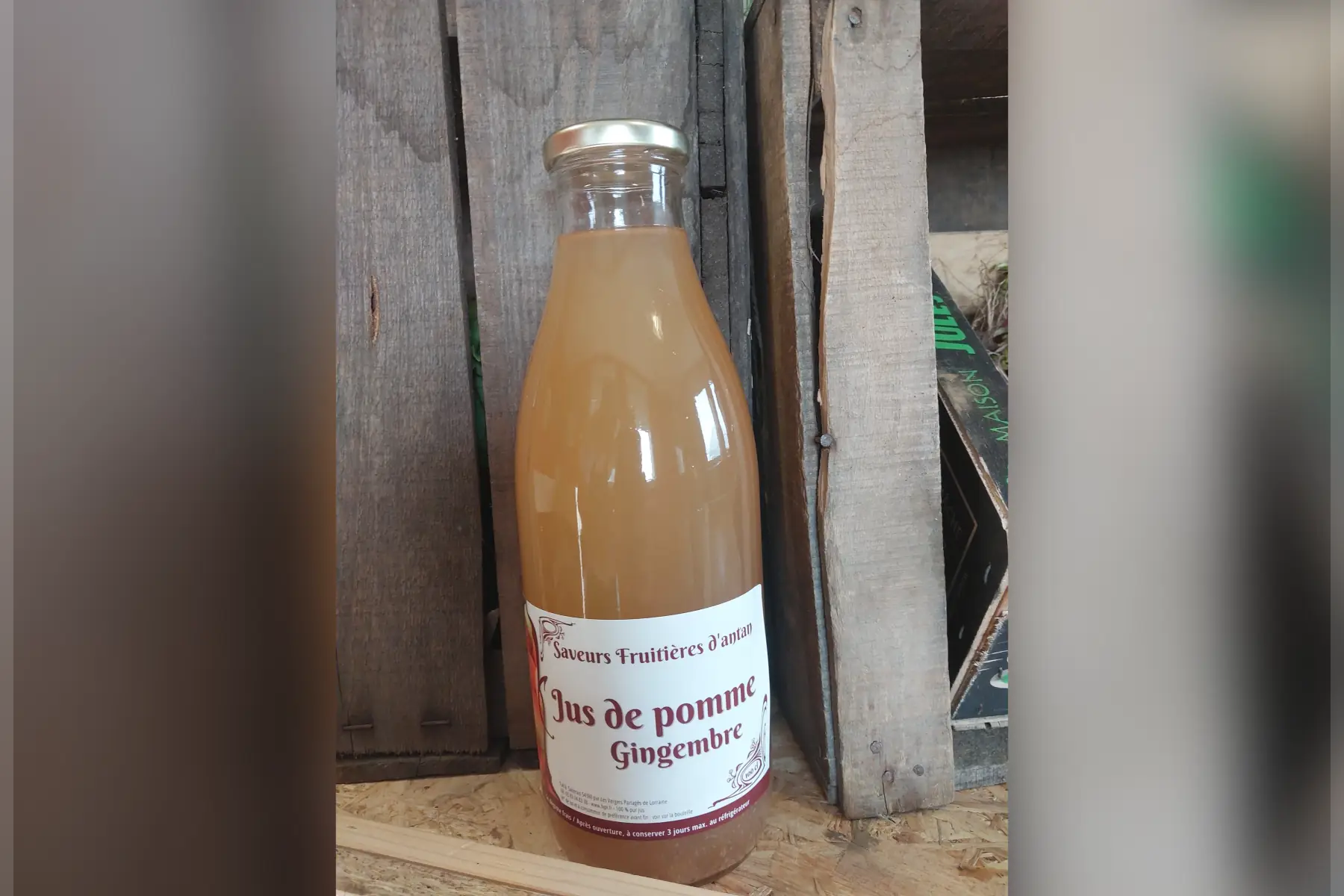 Jus de pomme gingembre