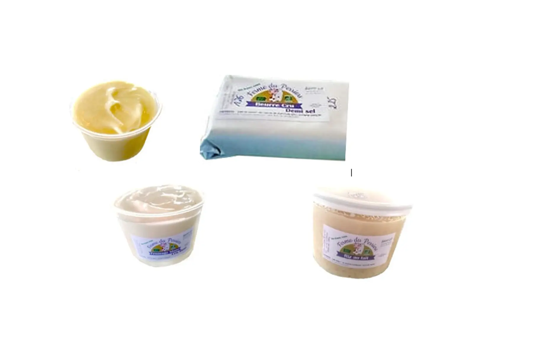 Assortiment 4 Laitages Bio et Locaux