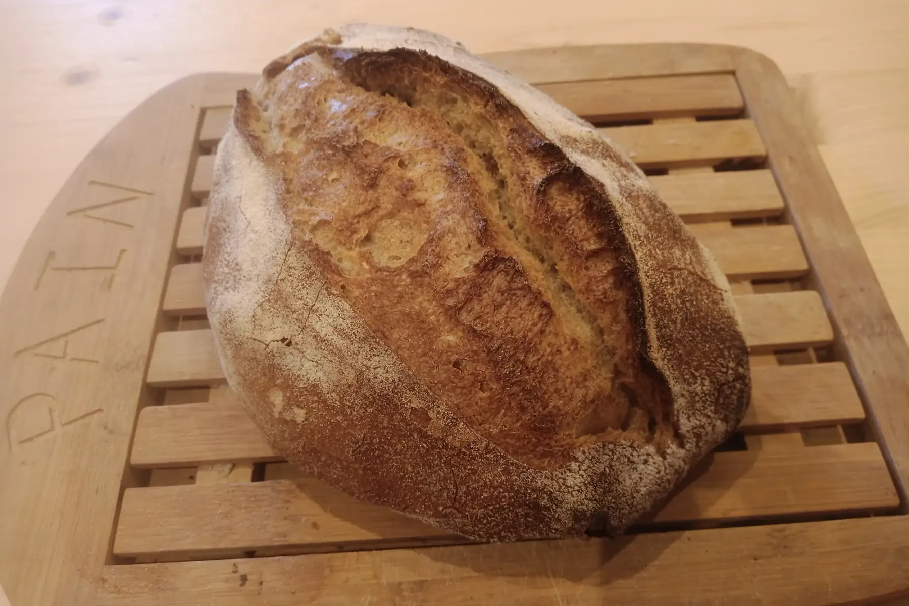 Pain au levain semi-complet