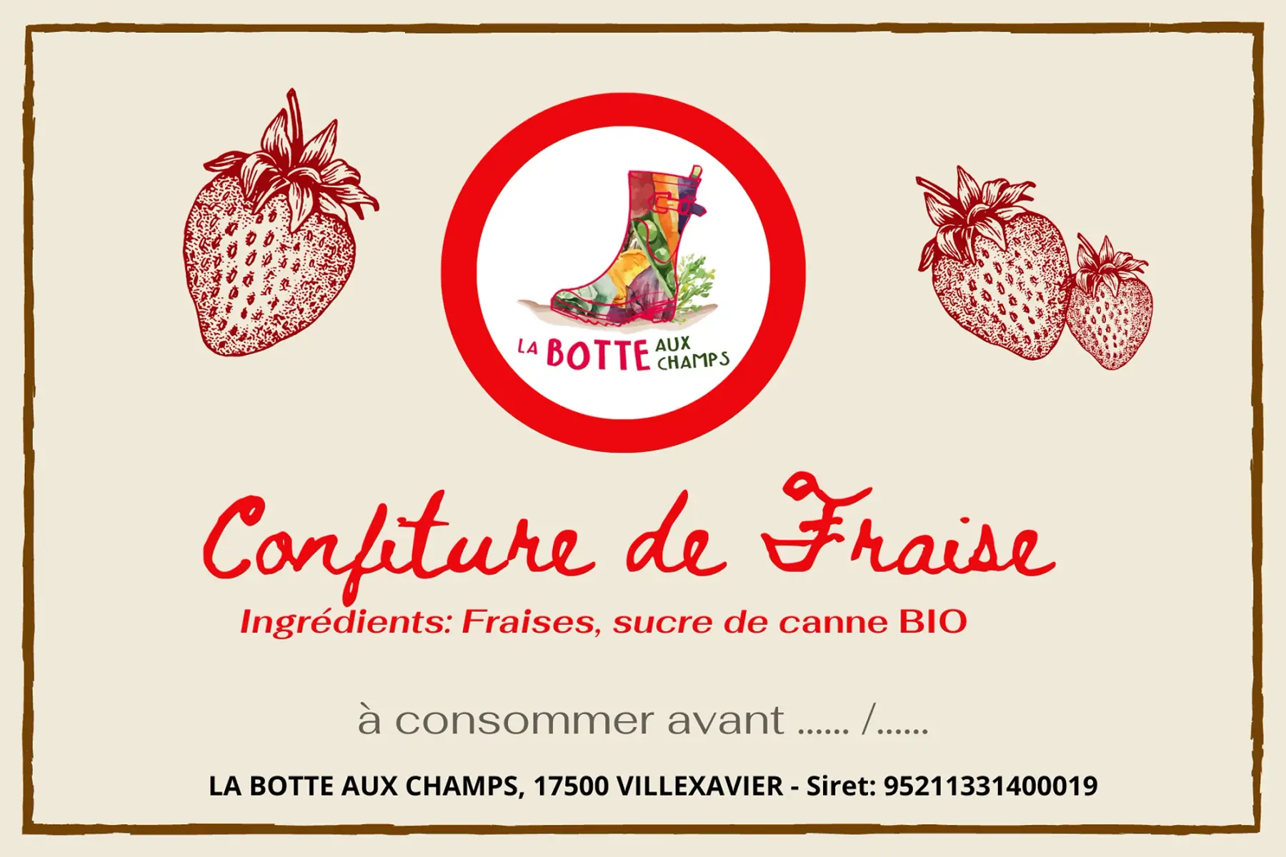 Confiture Fraise