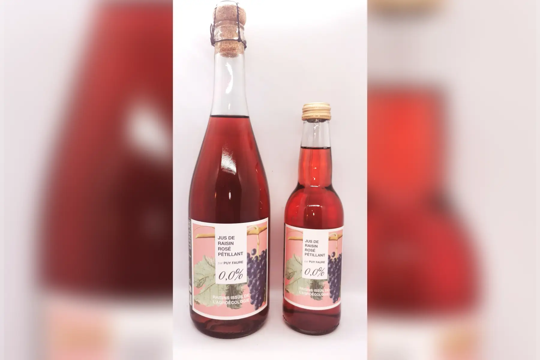 Jus de raisin pétillant 75cl ou 33cl