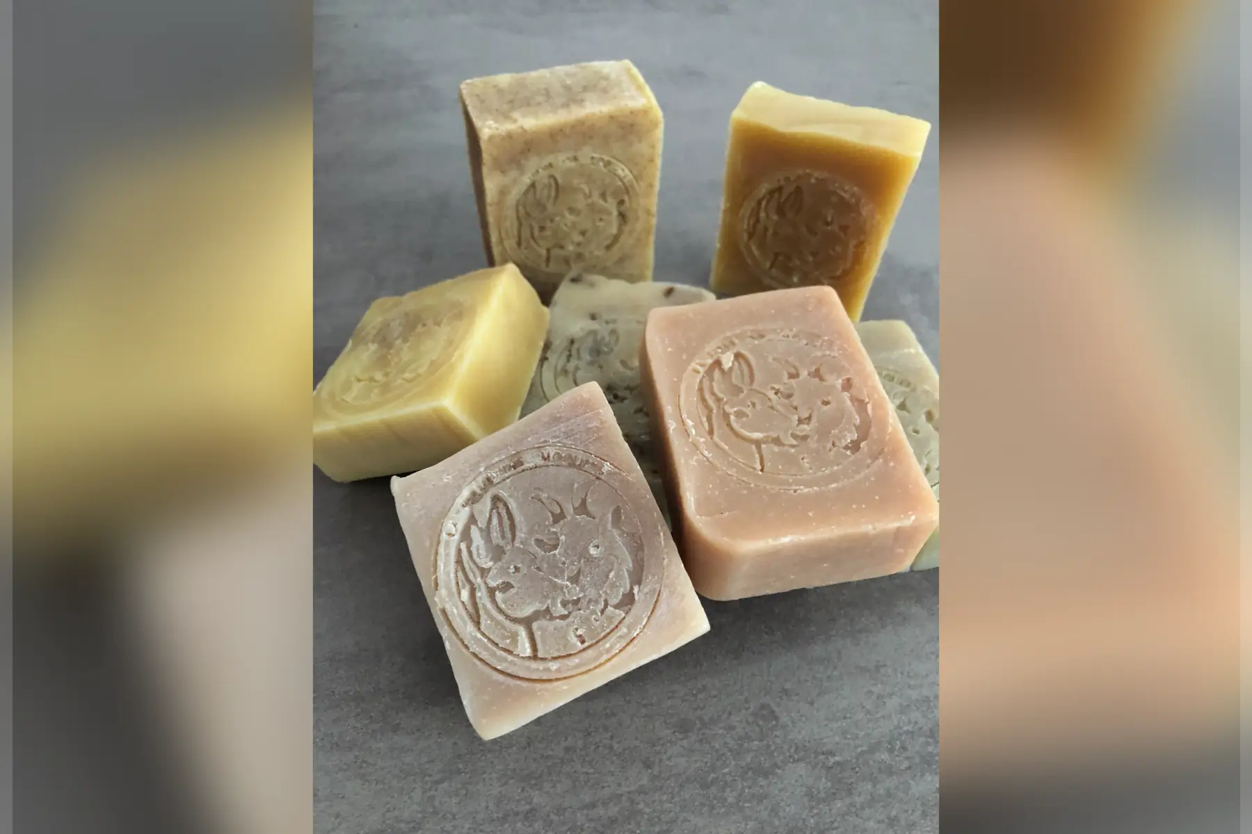 savon lait d' ânesse : orange , neutre ou monoï 100g