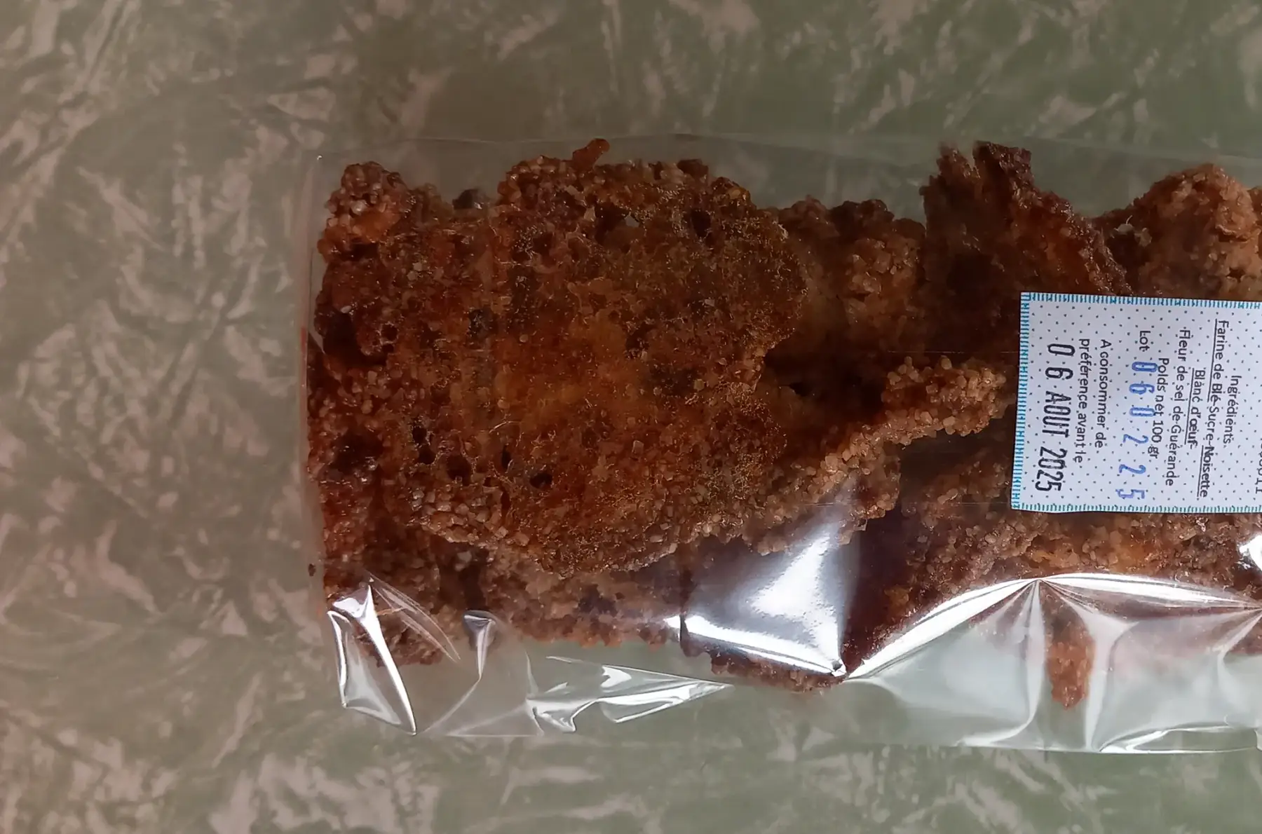 craquant noisettes fleur de sel