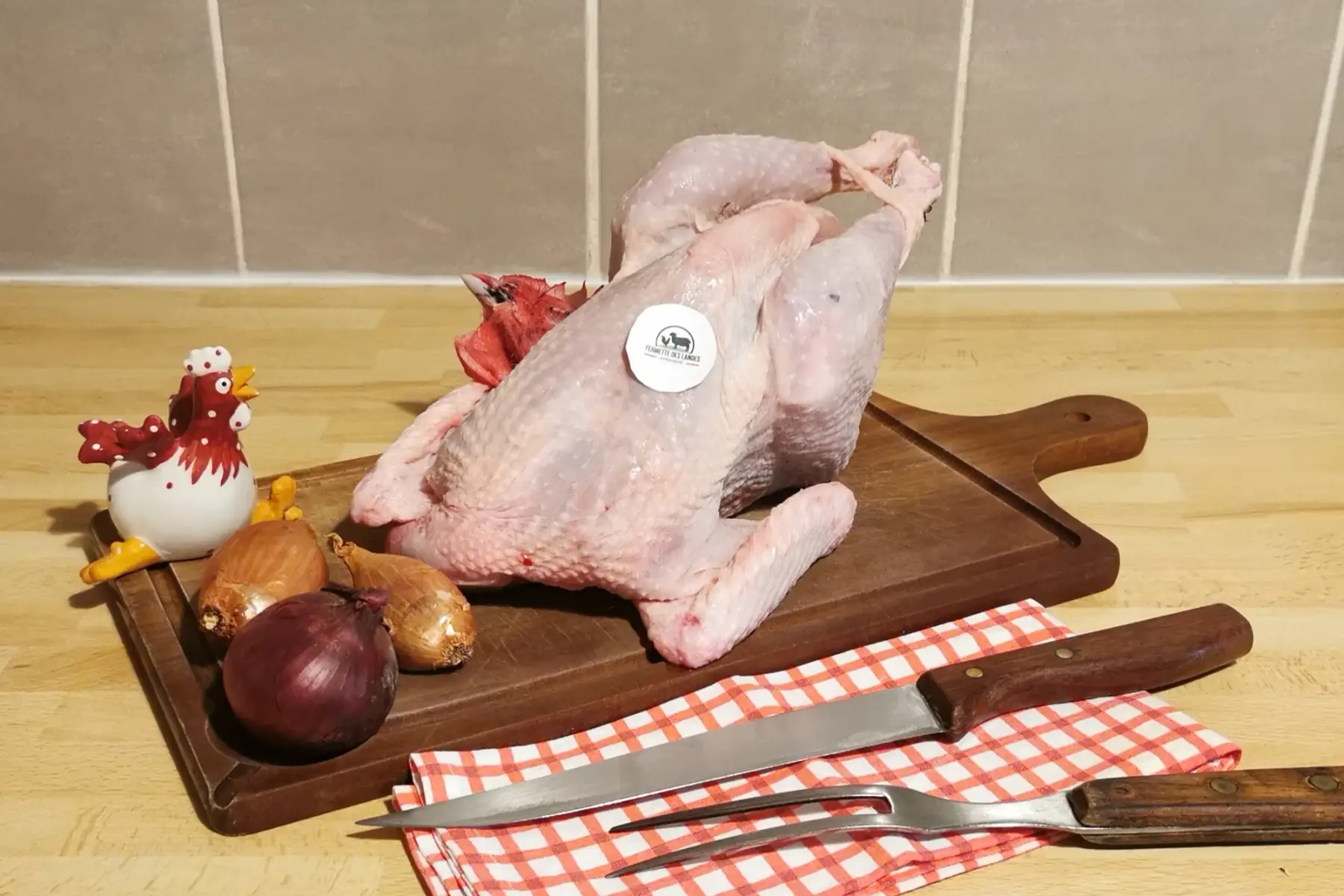 Poulet de Gournay (13,95 €/kg)