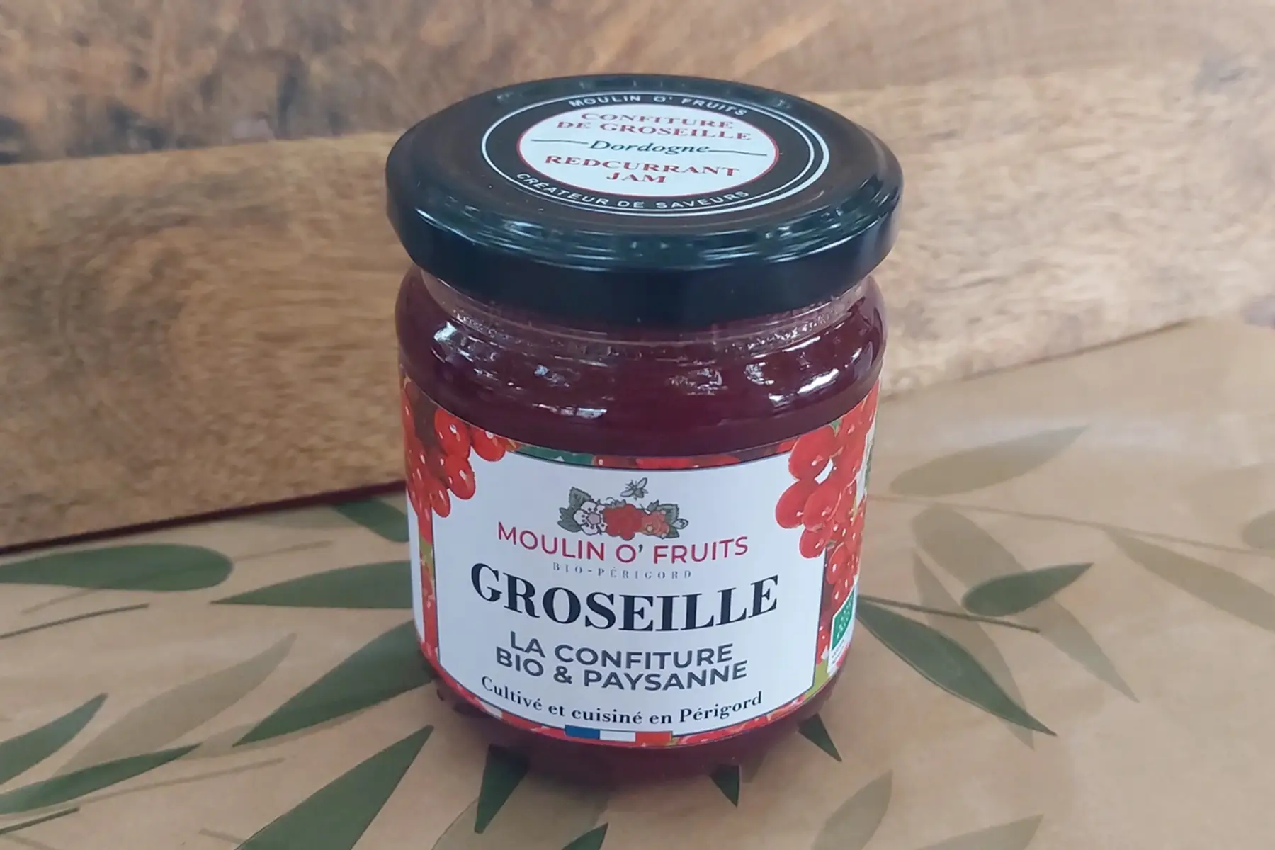 Confiture Groseille Bio - Sans pépins