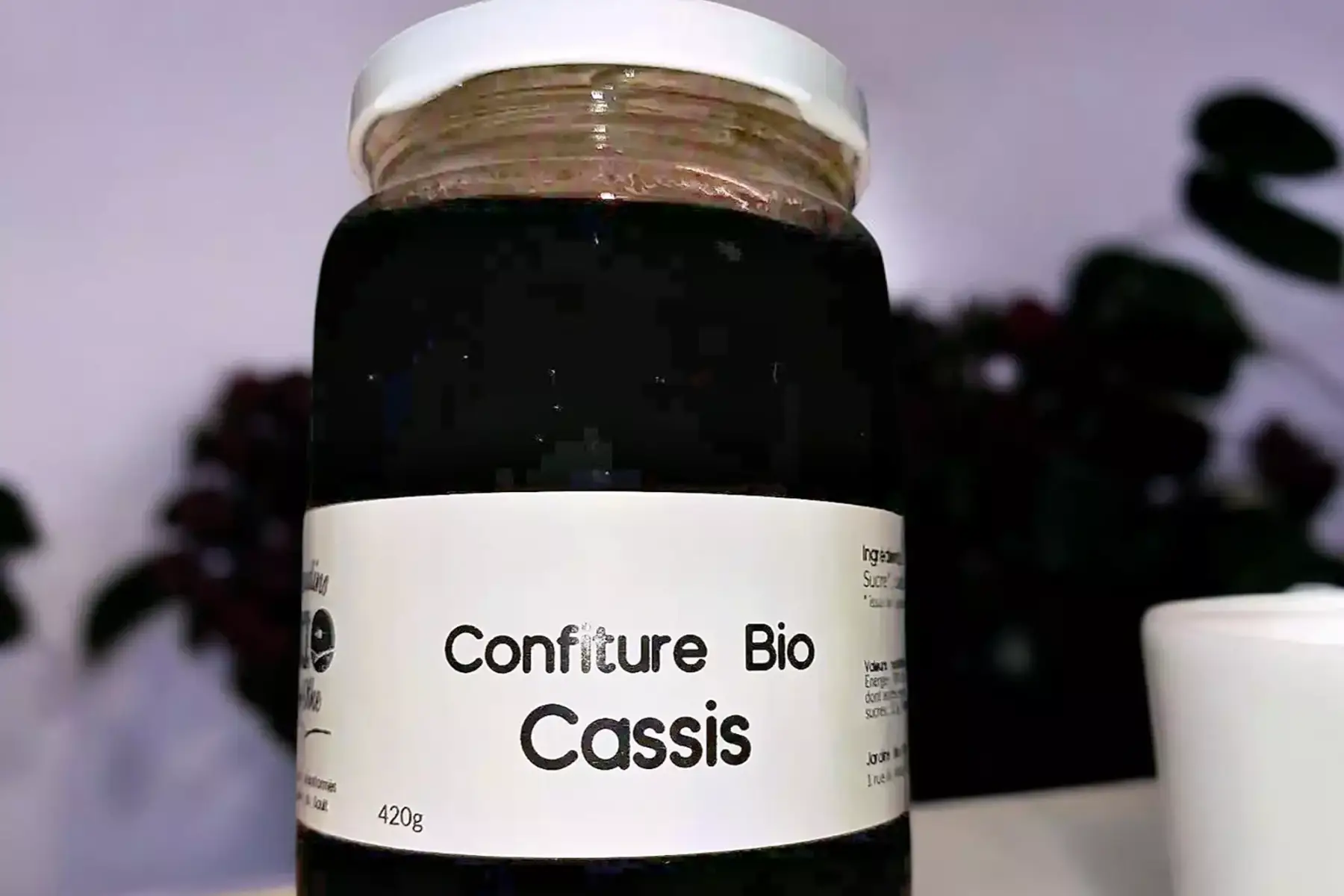 Confiture de Cassis bio