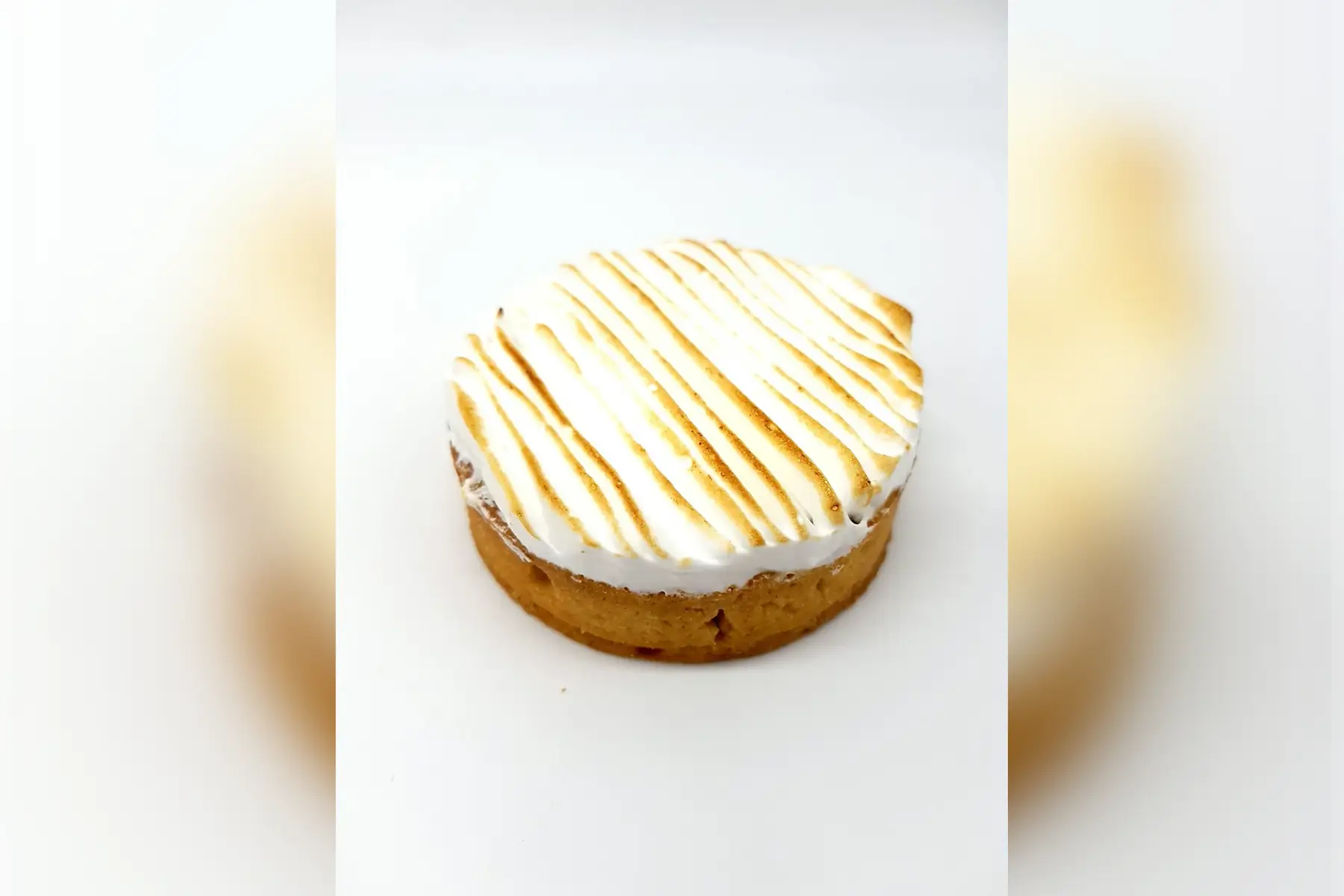 Tartelette rhubarbe meringuée