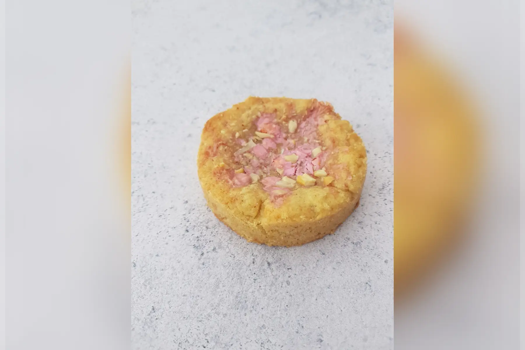 Cookie Nougat framboises pour Octobre Rose