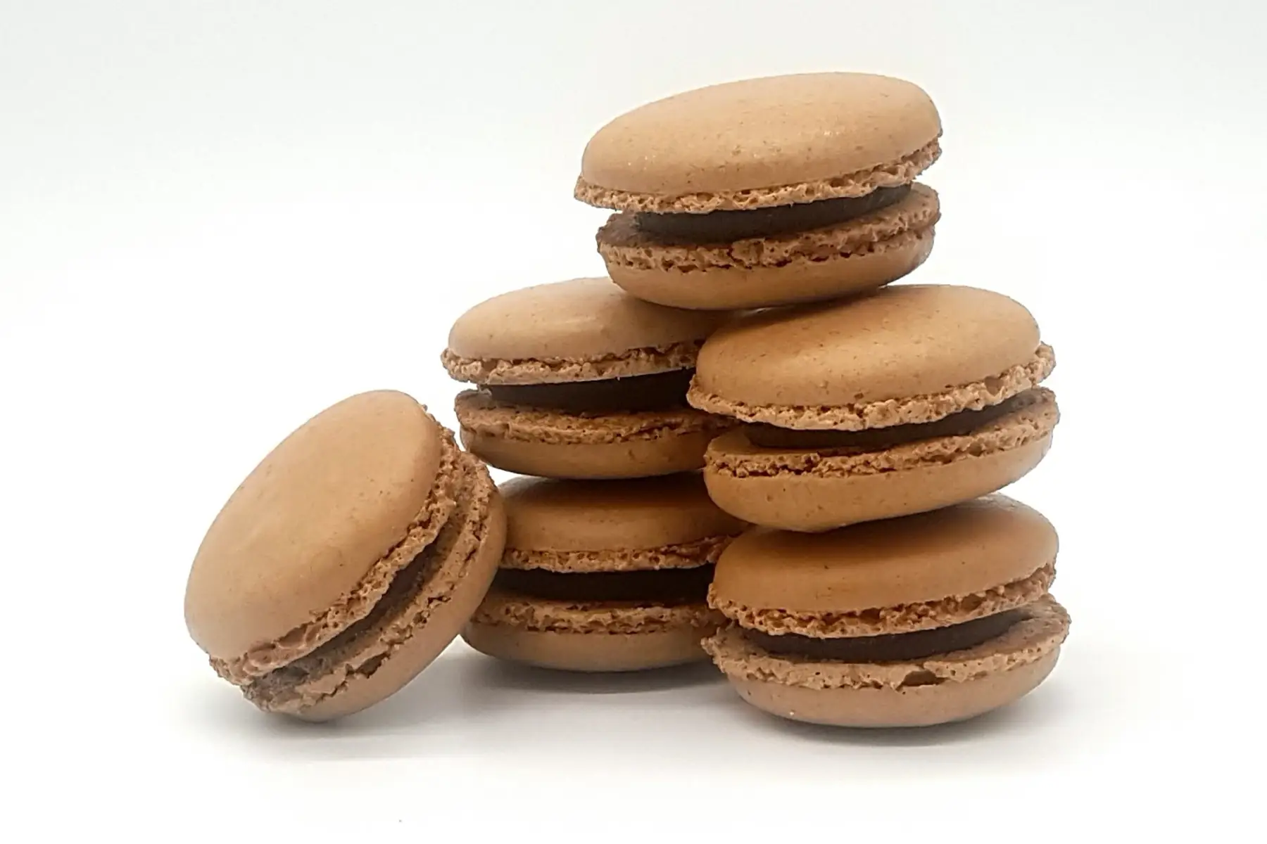 Macarons au chocolat par 6