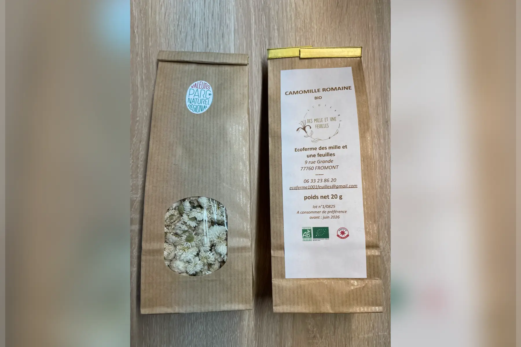 Tisane de camomille romaine