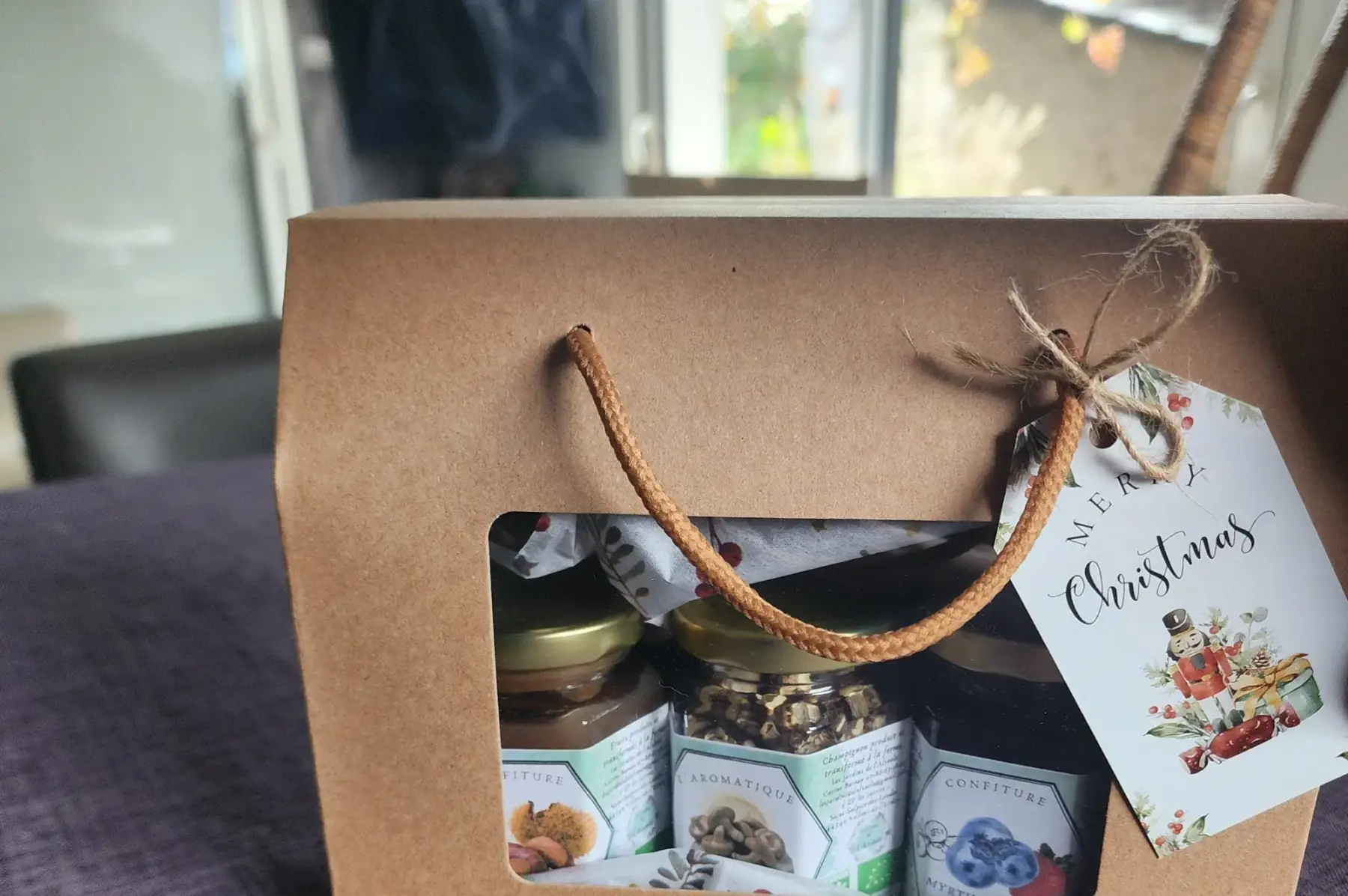 Coffret cadeau:1 aromate Shiitaké, 2 confitures