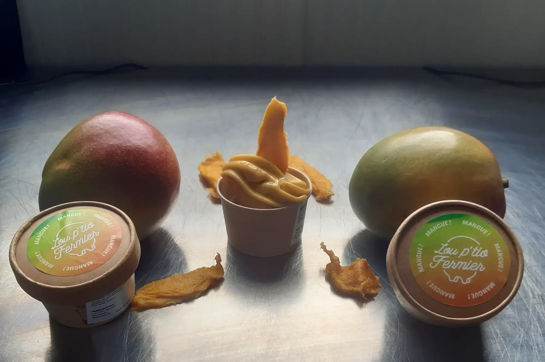 Crème glacée mangue