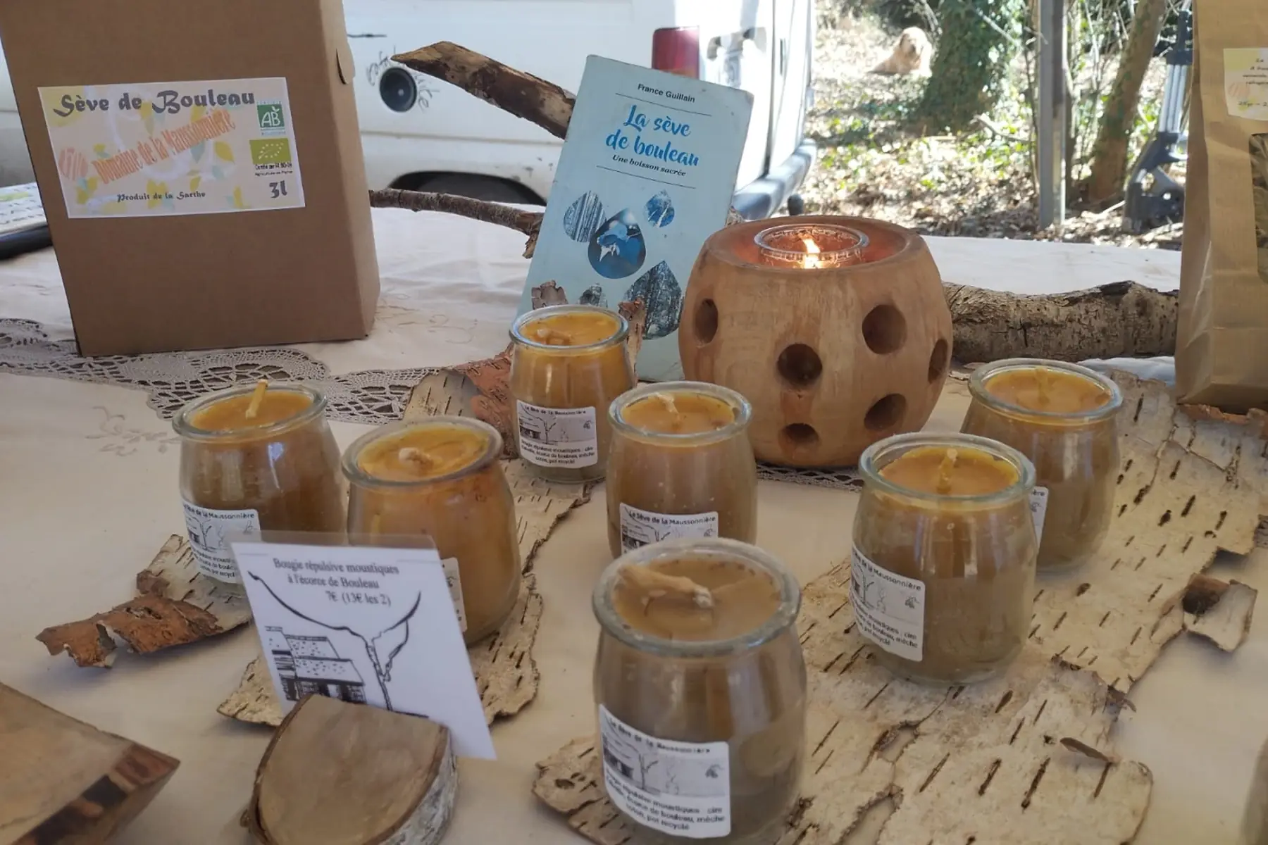 Bougie répulsive aux moustiques