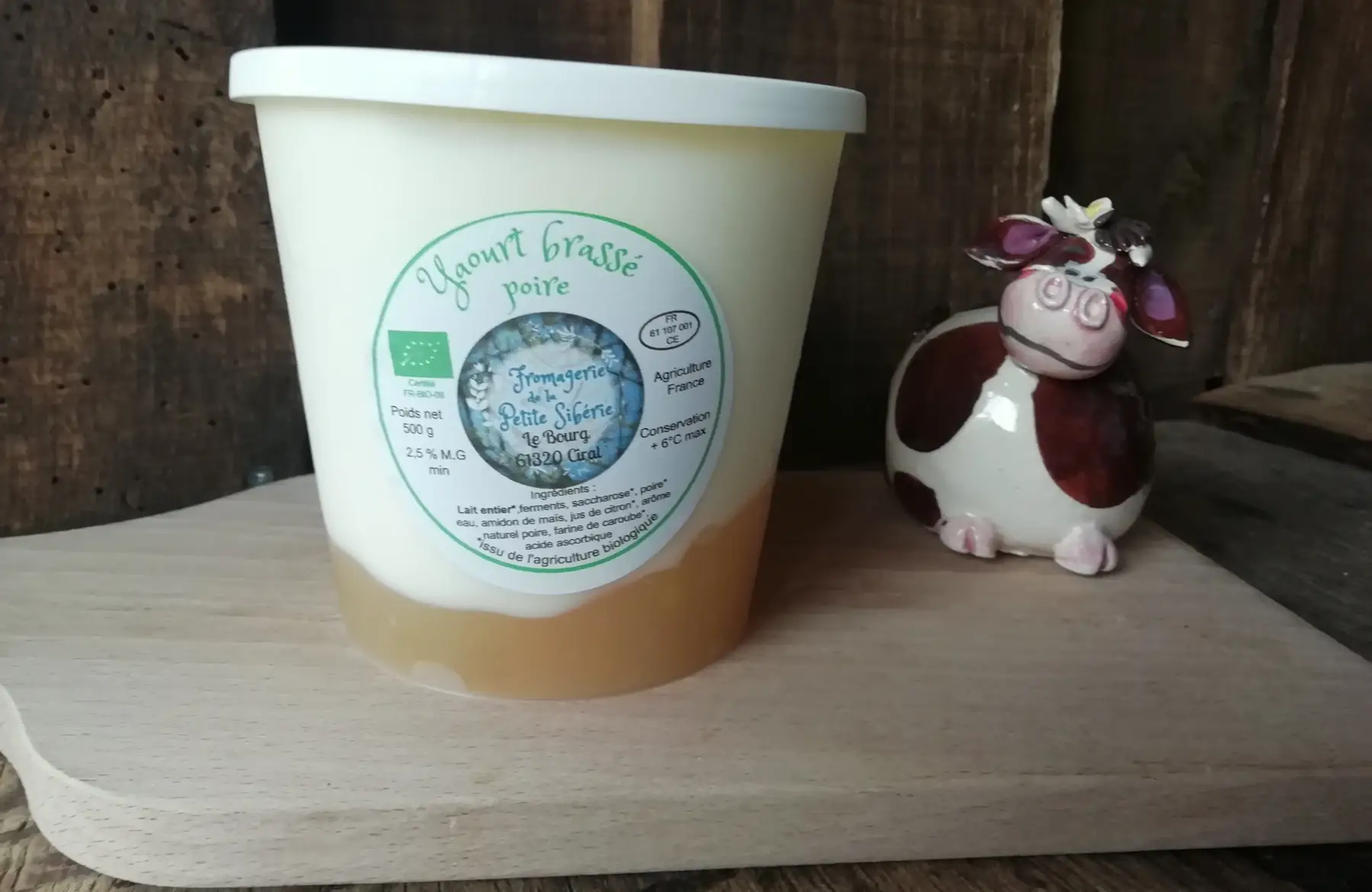 Yaourt brassé Poire