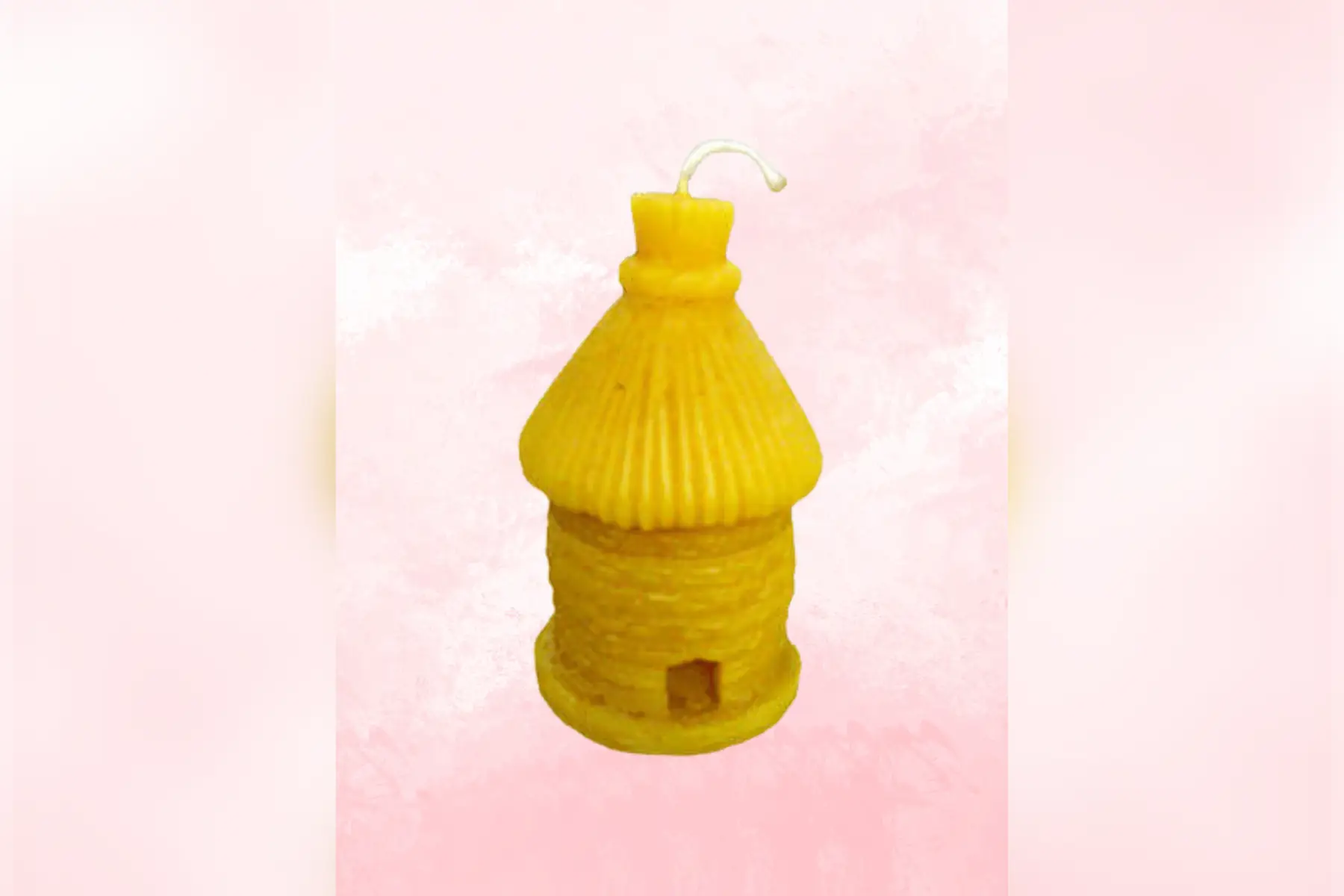 Ruche - Bougie en cire d'abeille