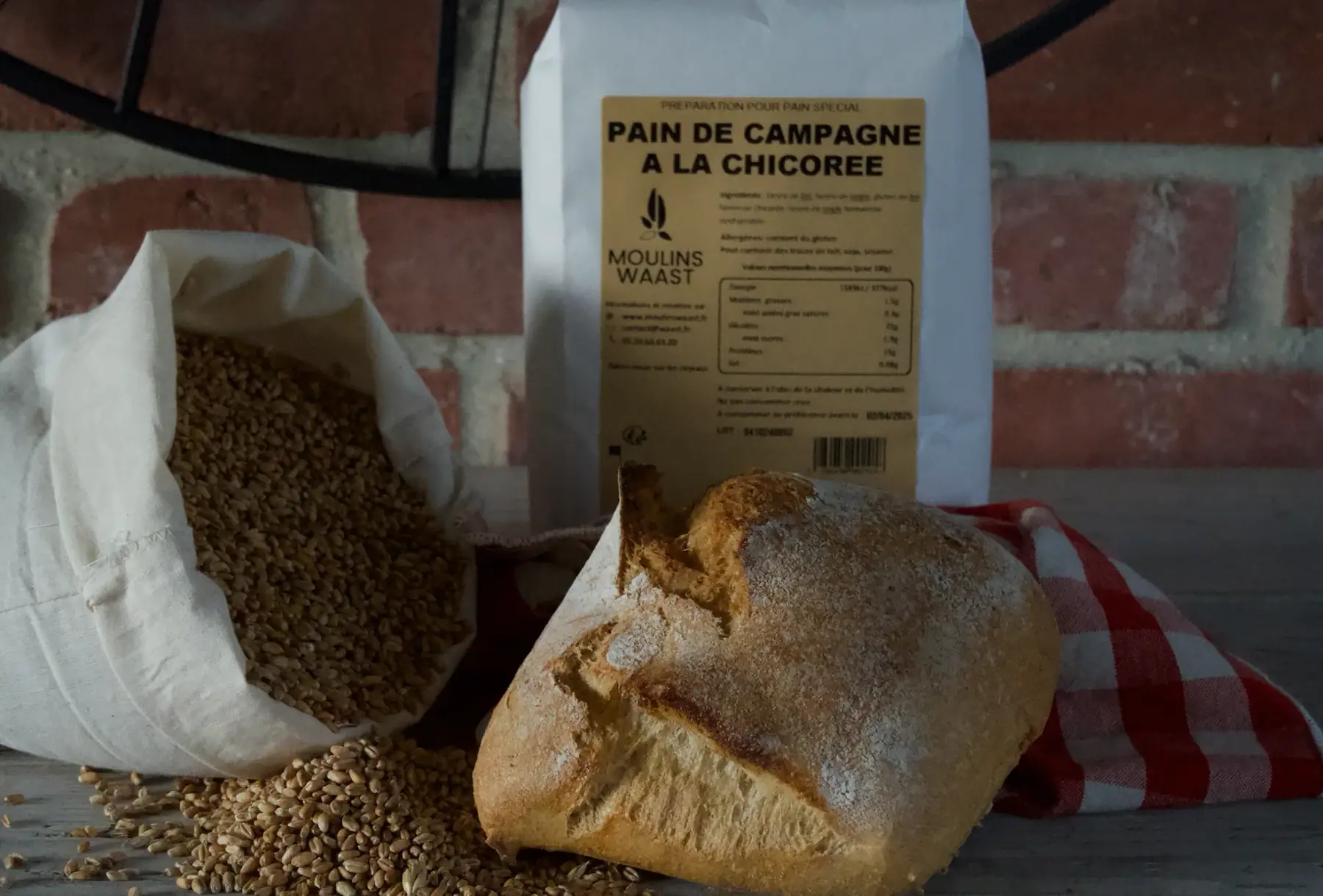 Mix pain de campagne chicorée