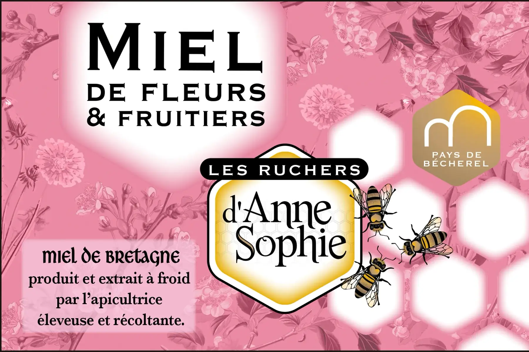 Miel Fleurs & Fruitiers, distribution à la ferme de l'éclache