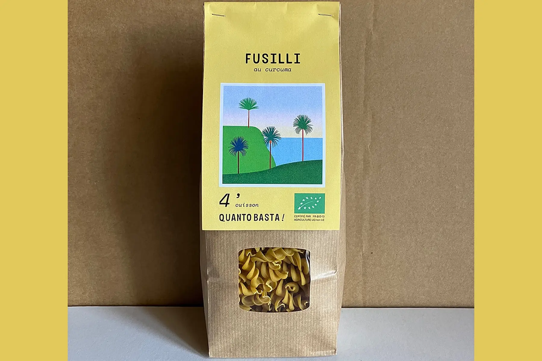 Fusilli au curcuma