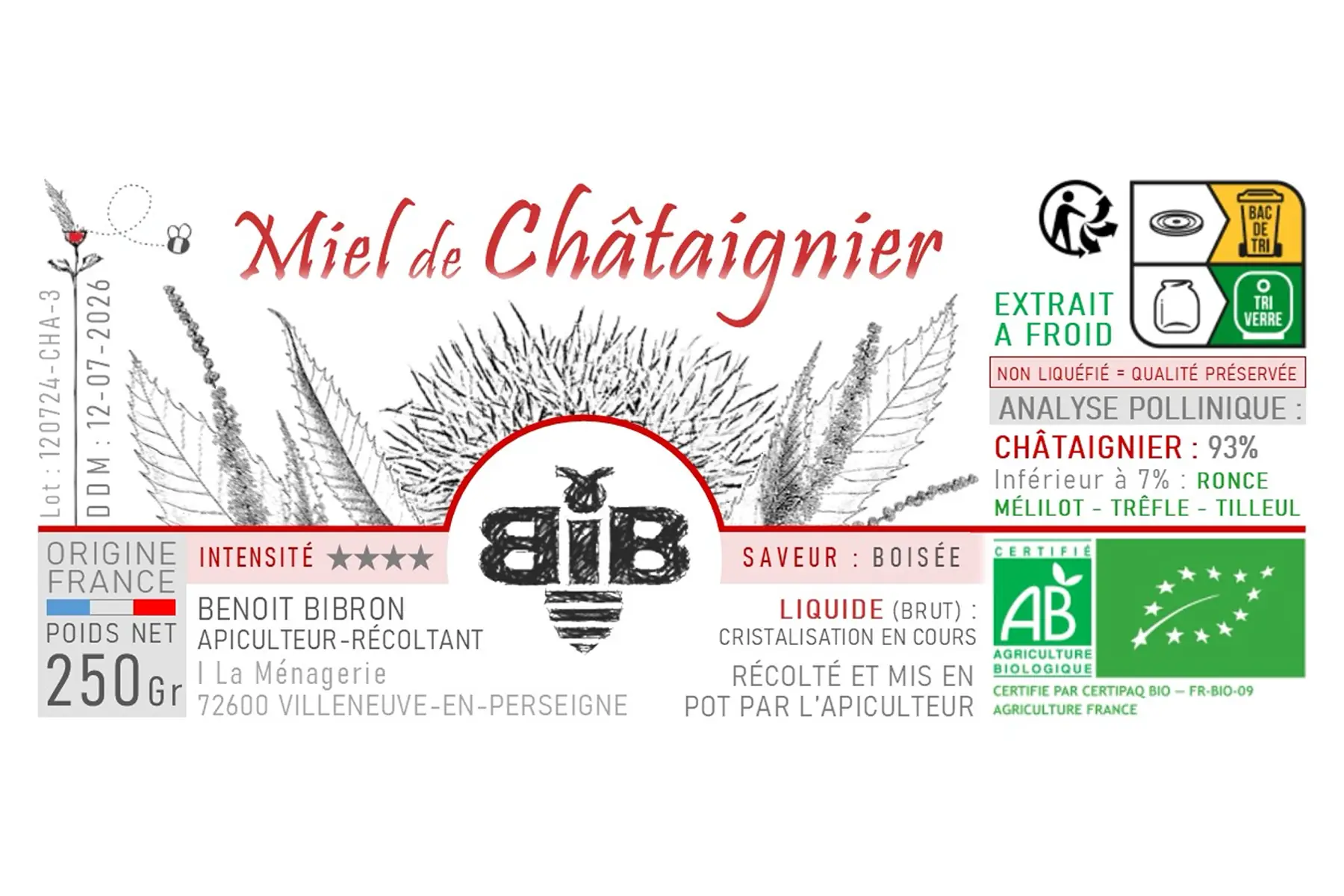 Miel de Chataignier