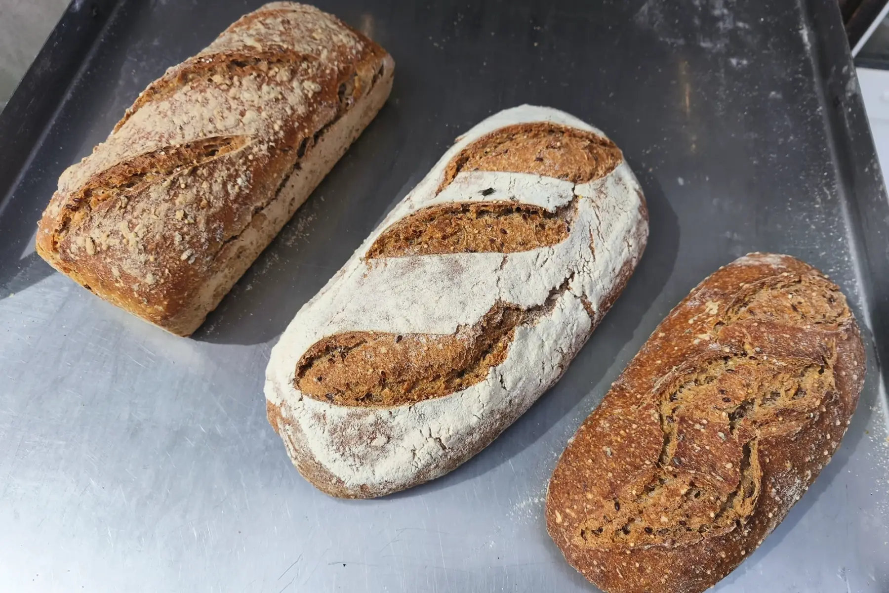 Pain de campagne aux graines