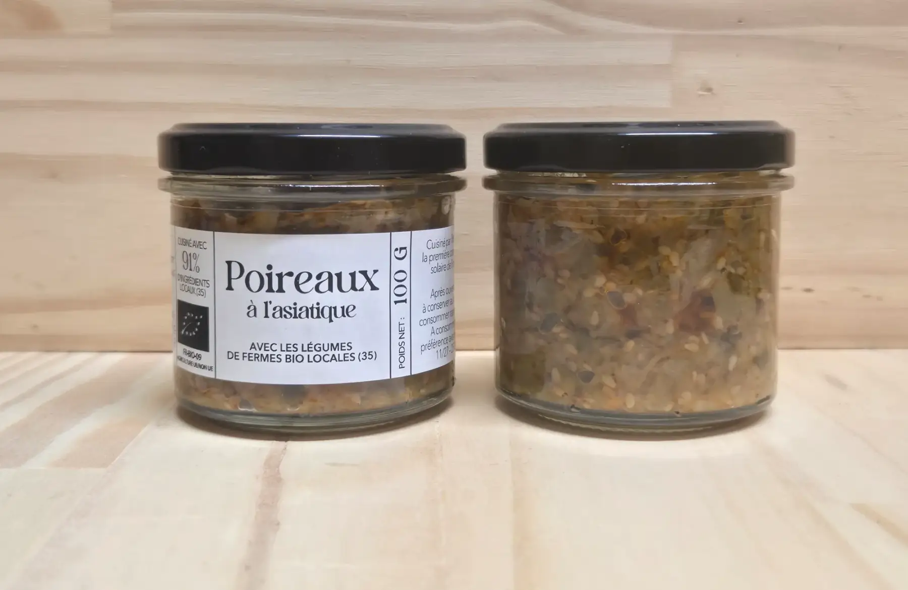 Bocal Poireaux façon asiatique
