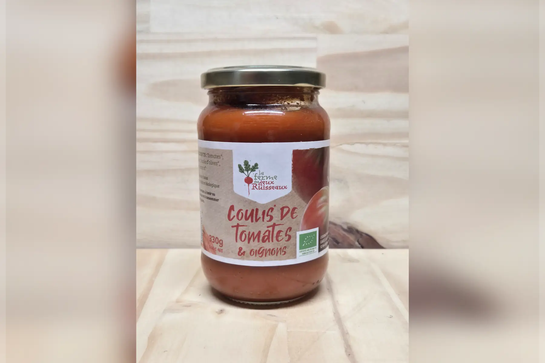 Bocal Coulis tomates oignons