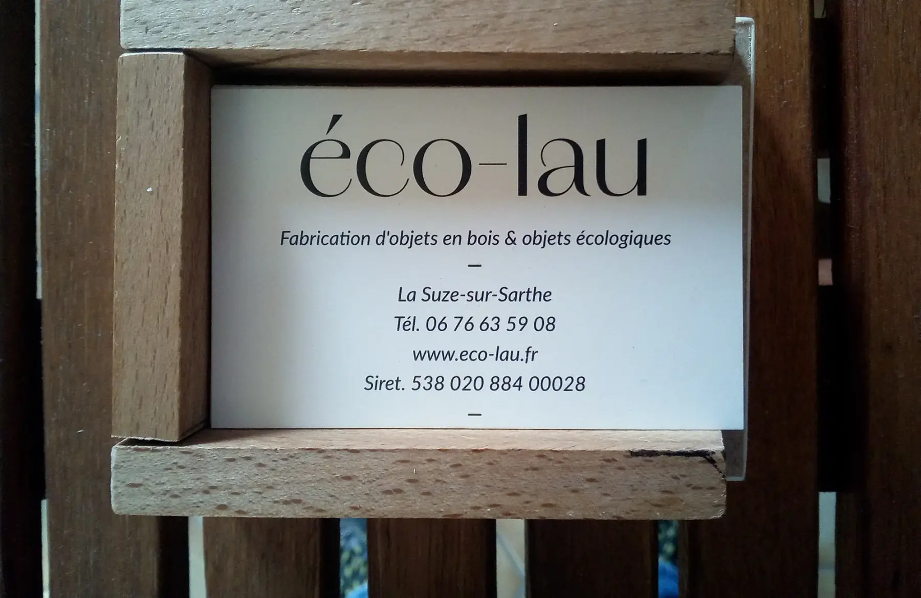 Présentoir à cartes de visite de bureau