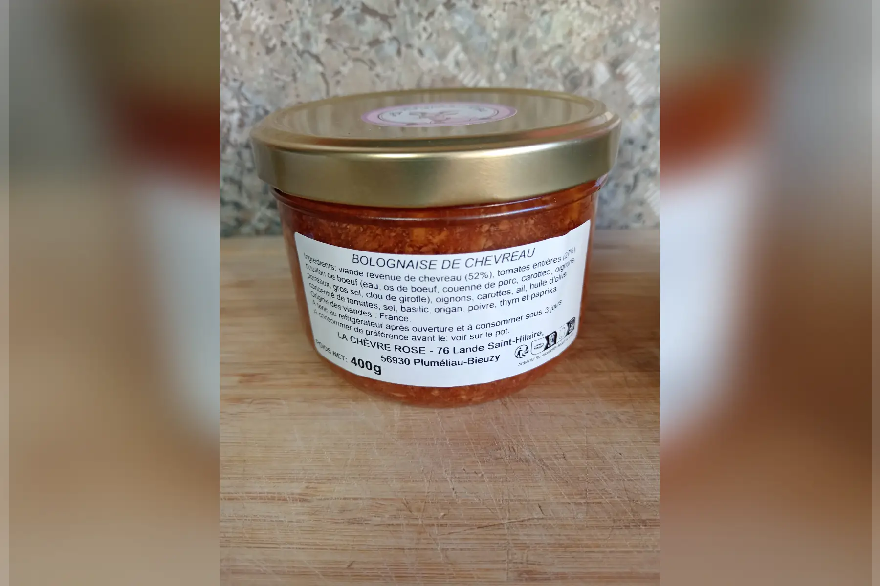 Bolognaise de chevreau