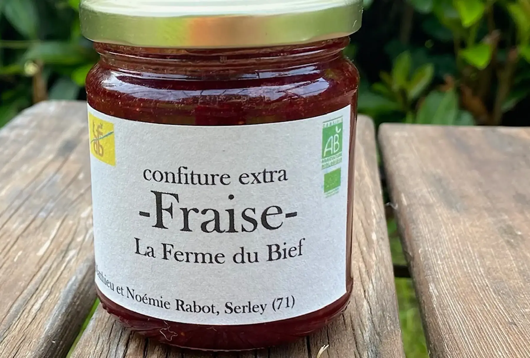 Confiture extra de fraise