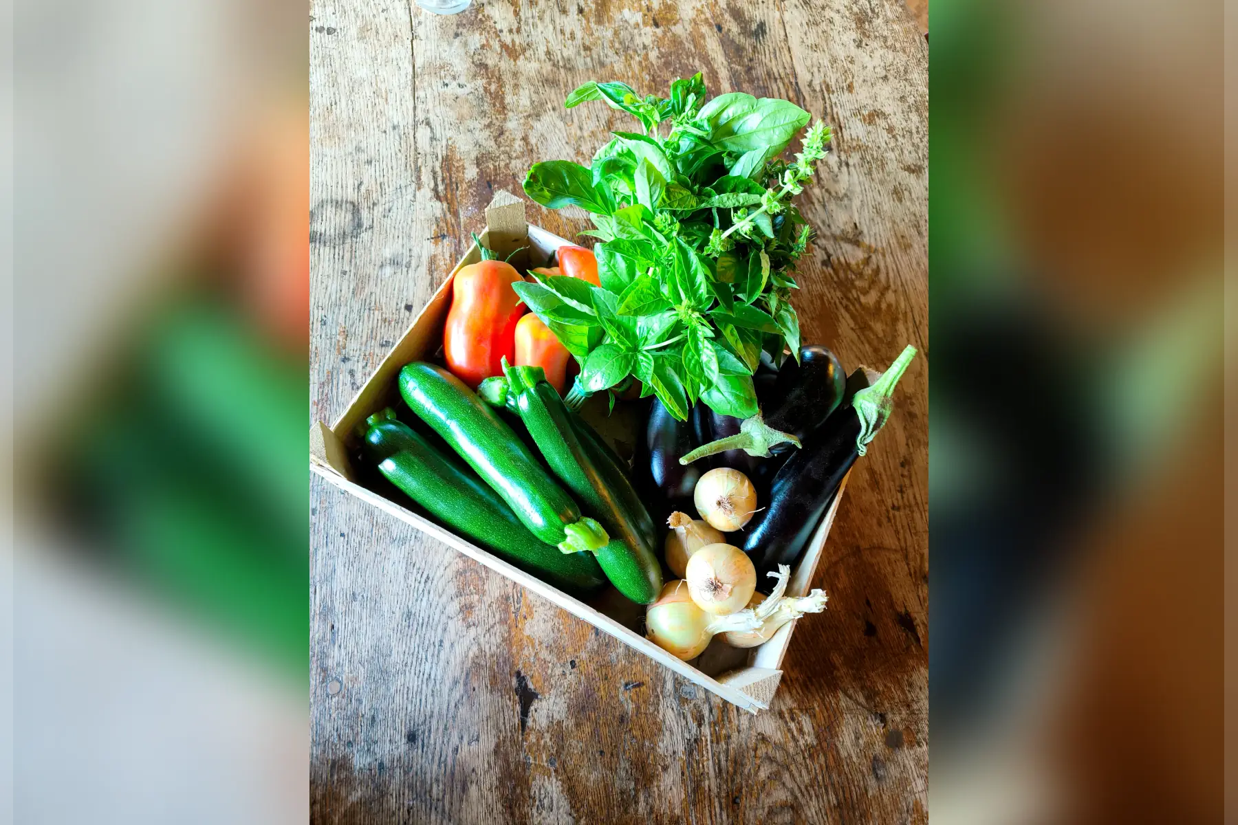 Panier ratatouille