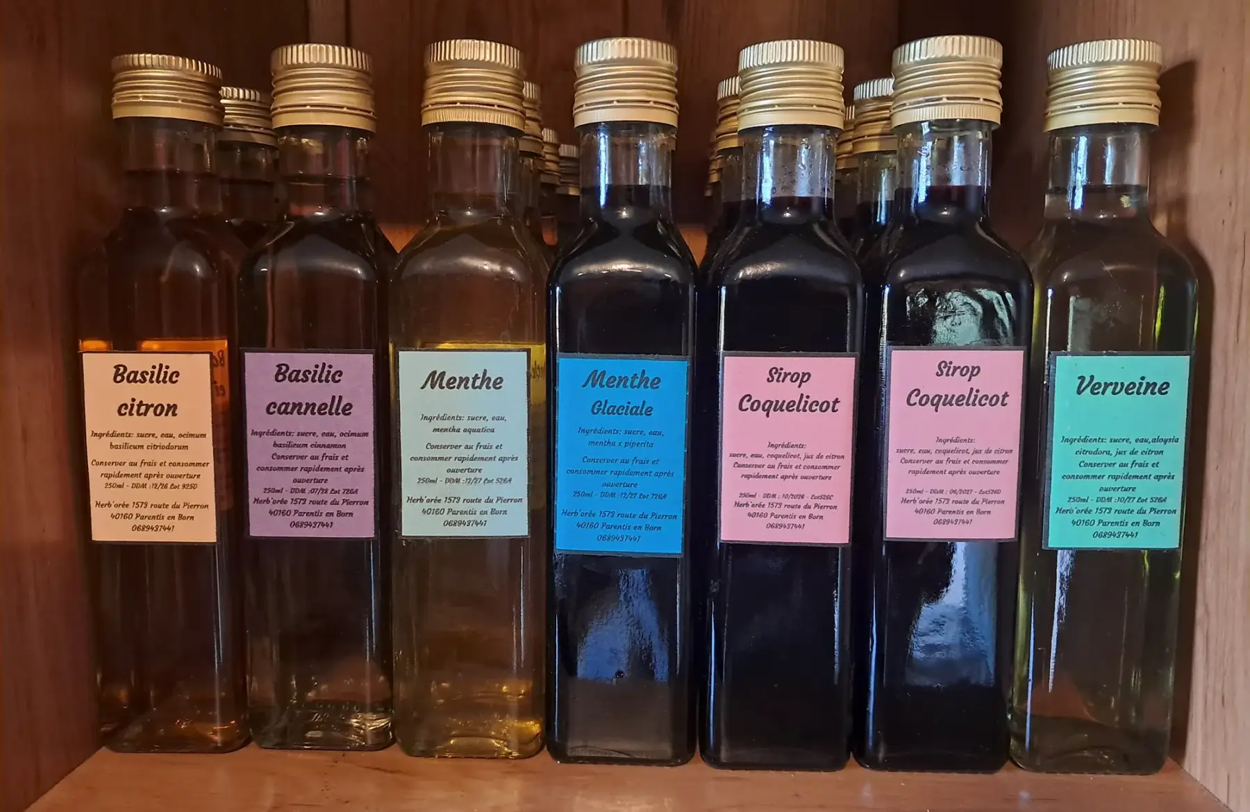 Sirop basilic cannelle