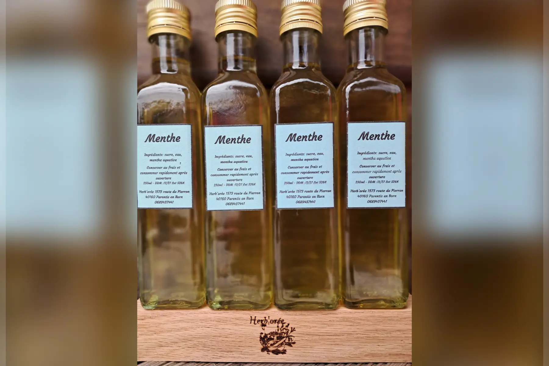 Sirop Menthe aquatique