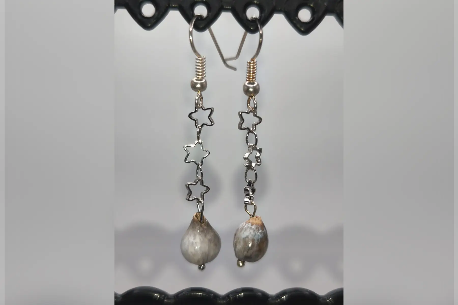 Boucles d’oreilles chaîne étoilée