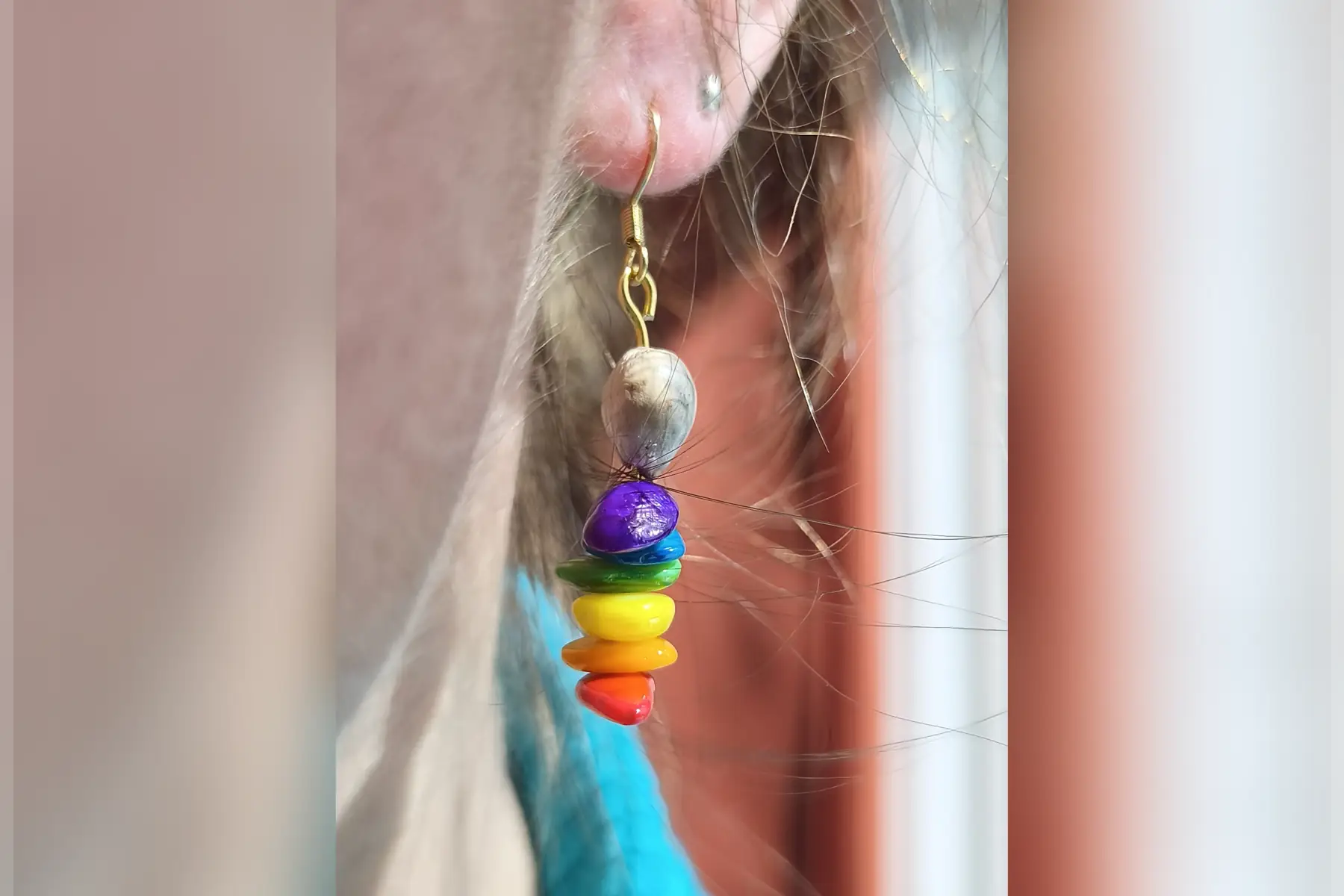 Boucles d’oreilles arc-en-ciel 2