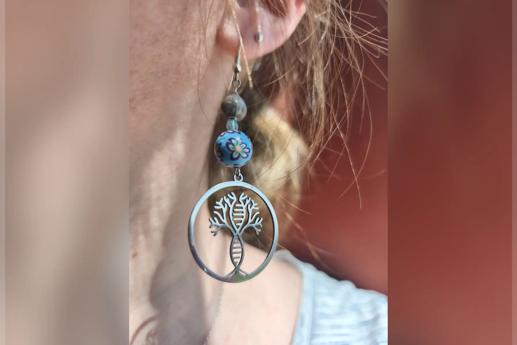 Boucles d’oreilles arbre de vie